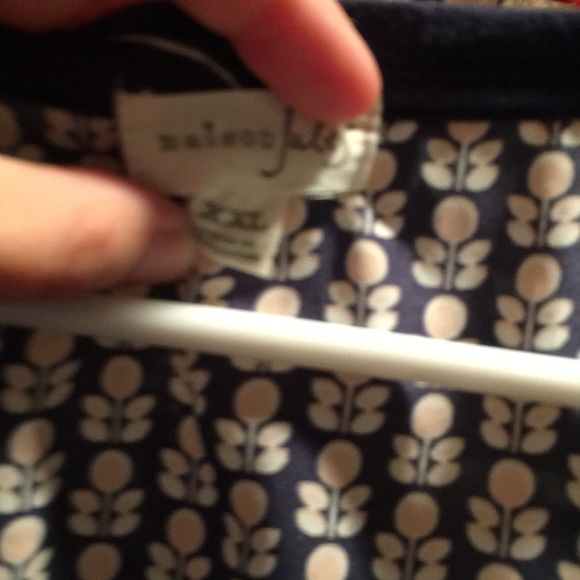 MAISON JULES silky/cotton panel blouse tee - Picture 8 of 8